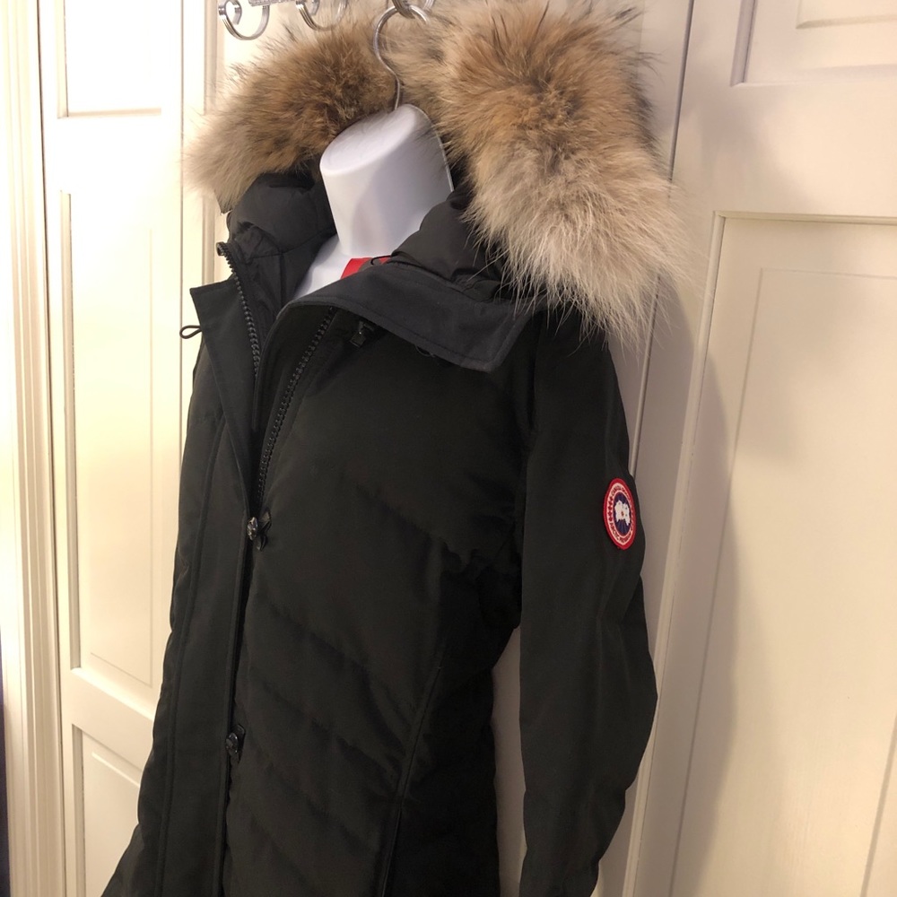 NWT - Canada Goose Lorette Parka Fur Hood Black XL